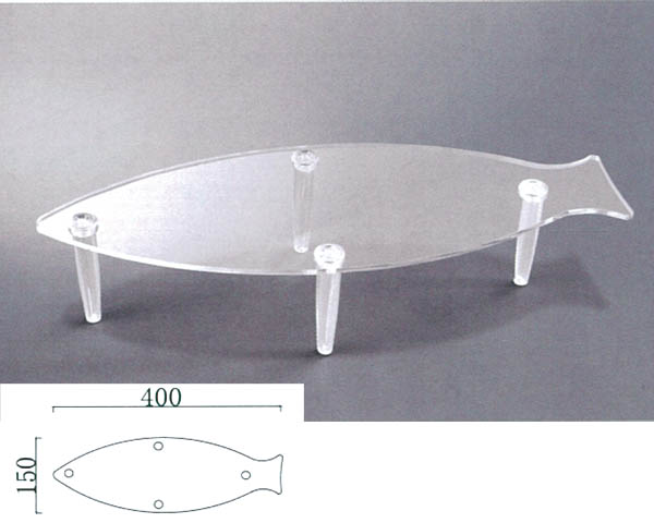 TF-003 魚型有機玻璃展臺